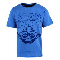 Tricou Star Wars Yoda Blue
